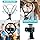 Sensyne 10'' Ring Light with 50'' Extendable Tripod Stand, LED Circle Lights with Phone Holder for Live Stream/Makeup/YouTube Video/TikTok, Compatible with All Phones