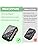 Misxi [2 Pack Waterproof Case with Button Designed for Apple Watch Series 3 Series 2 38mm, Anti-Fall Hard PC Cover with Tempered Glass Screen Protector for iWatch S3/S2, 1 Black + 1 Transparent
